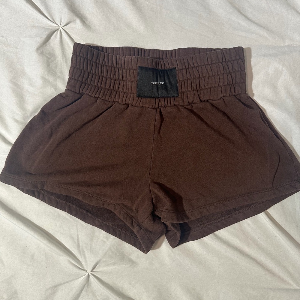 TALENTLESS Chocolate High-Waisted Women Shorts